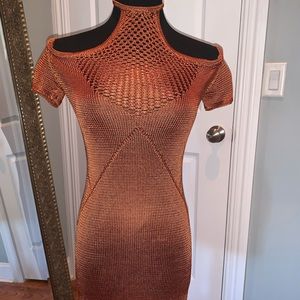Soft fitted knitted dress